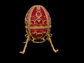 Faberge Egg With Stand