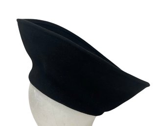 Donna Karan Maeve Carr Black Felt Hat