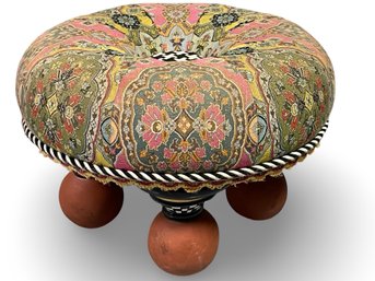 MacKenzie-Childs Foot Stool (1 Of 2)