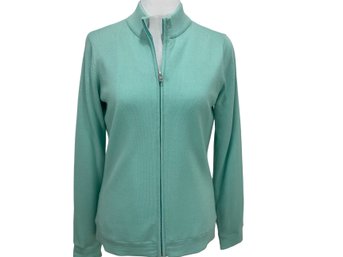 Fairway & Greene Italian Merino Zippered Sweater Size M