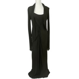 Donna Karen 2 Piece Gown & Jacket Set Size 10