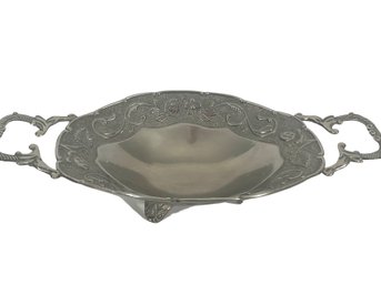 Footed Metal Alloy Candy Tray