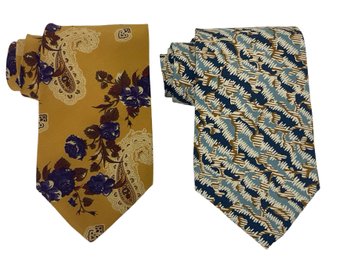 Pair Of Valentino Cravatte Mens Neck Ties