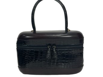 Walter Steiger Embossed Leather Handbag