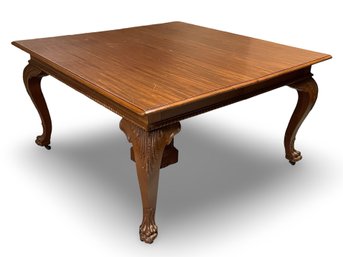 Square Dining Table With Clawfeet