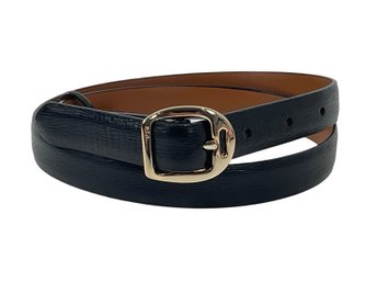 Lauren Ralph Lauren Black Leather Belt Size Small