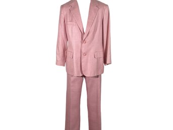 Neiman Marcus Pink Silk Pant Suit - Size 14
