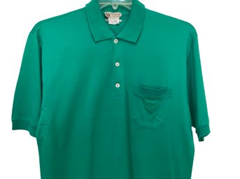 Gucci Mens Green Polo Shirt Size L