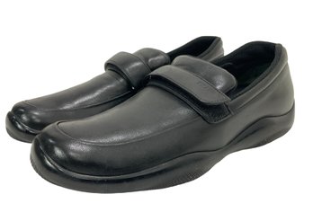 Prada Black Mens Velcro Loafers Size 39