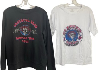 Grateful Dead 1987 Tour Sweatshirt And T-shirt