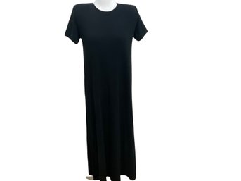 Long Black Jersey Dress