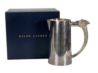 Ralph Lauren Stag Handle Silver Plated Pitcher