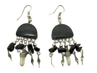 Stone Dangle Earrings