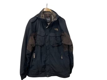 The North Face Black  And Brown Hyvent Jacket Size XL