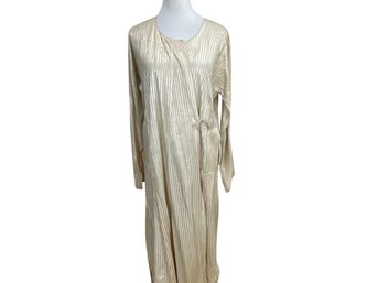 Vintage Striped Robe Dress