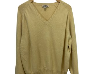 Malo For Janet Brown Yellow Cashmere Sweater Size 50