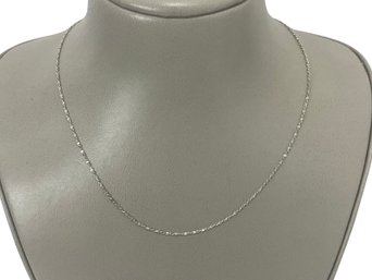 18KGP White Gold 16 Inch Necklace