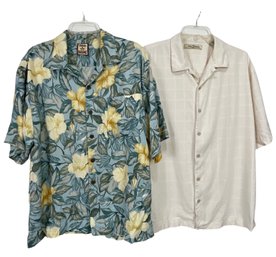 Pair Of Tommy Bahama Mens Shirts Size L