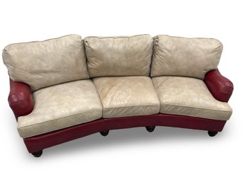 Taylor King Three Seat Leather Sofa (1 Of 2)