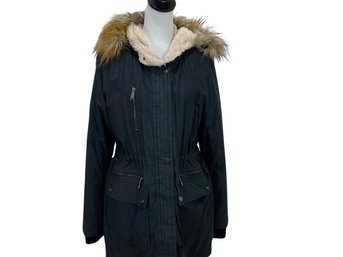 DKNY Black Winter Jacket Size L