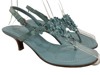 Coach Blue Sandals Size 5