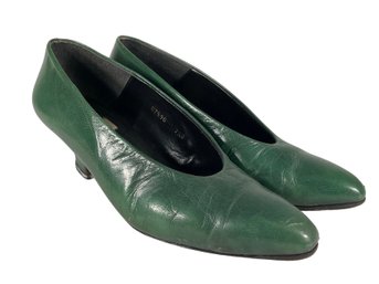 Kenneth Cole Green Heels - Size 7.5