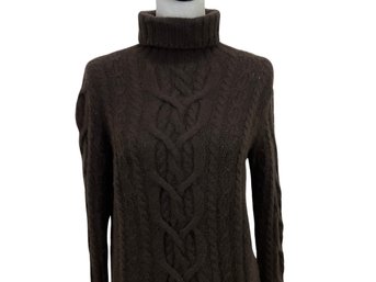 Brown 100 Percent Cashmere Sweater Size S