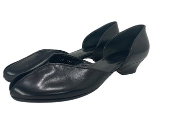 Varda Black Leather Shoes Size 39.5