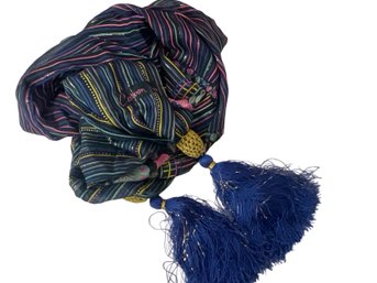 Carven Paris Scarf Wrap With Tassels