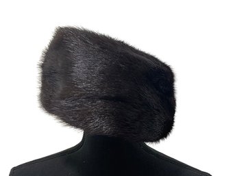 Vintage Womans Mink Fur Hat