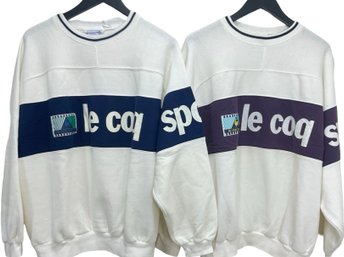 Pair Of Le Coq Sportif Sweatshirts Size L