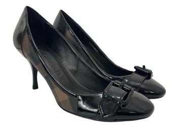 Burberry Smoked Brown Pumps Size 35.5