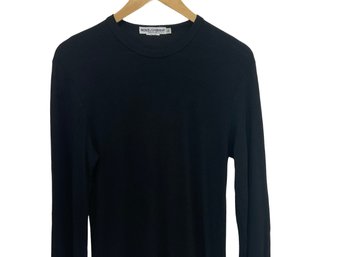 Dolce And Gabbana Black Long Sleeves Top Size 50