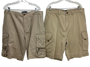 Pair Of Ralph Lauren Mens Khaki Shorts Size 34