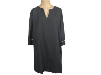 Burberry Black 3/4 Sleeve Dress - Size L