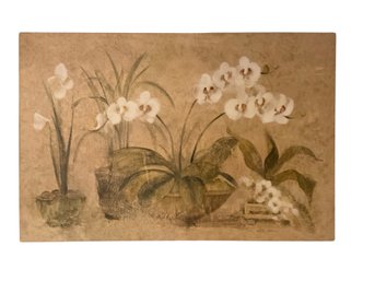 Cheri Blum Orchids On Stretched Canvas