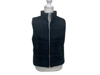 Kors Michael Kors Black Silk Vest Size M