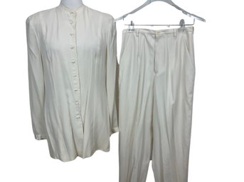 Ivory Tunic Pantsuit