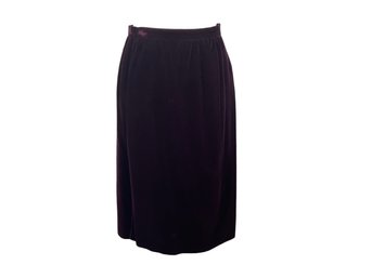 T. Jones Velvet Skirt - Size 40