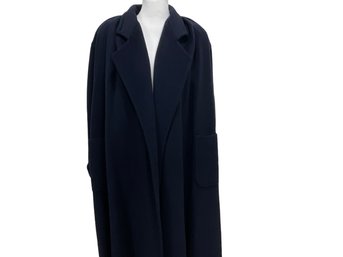 Gianfranco Ferre Blue Wool & Cashmere Coat