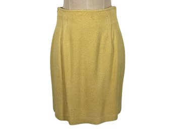 Henri Bendel Yellow Skirt - Size 14