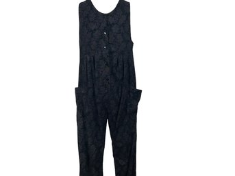 Steena Paisley Corduroy Womans Jumpsuit - Size M