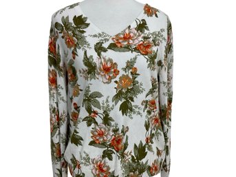 Premise Floral Sweater Size L