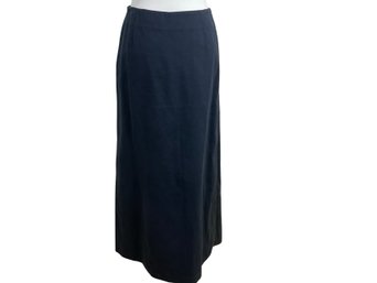 John Bartlett Navy Blue Long Skirt Size 44