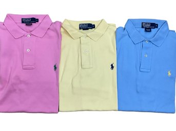 Trio Of Mens Ralph Lauren Polo Shirt Size S