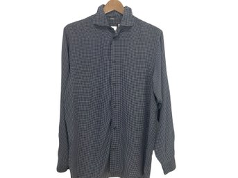 Giorgio Armani Mens Silk Shirt Size 38 / 15