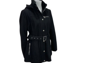 Miss Sixty Black Wool Blend Jacket Size L