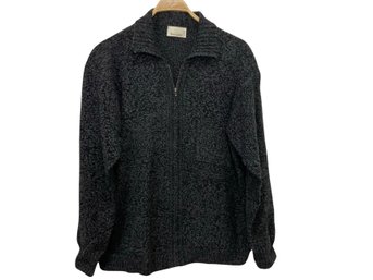 CG Ferrante Zip Wool Blend Sweater Size 52