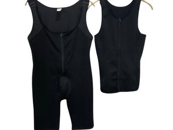 Two Mens Nonecho Shapewear Half And Bodysuit Size XL