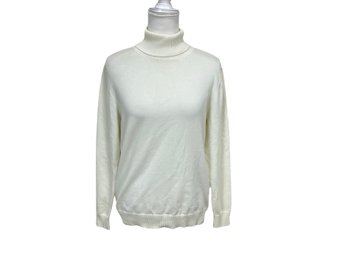Lands End Ivory Sweater Size M 10/12